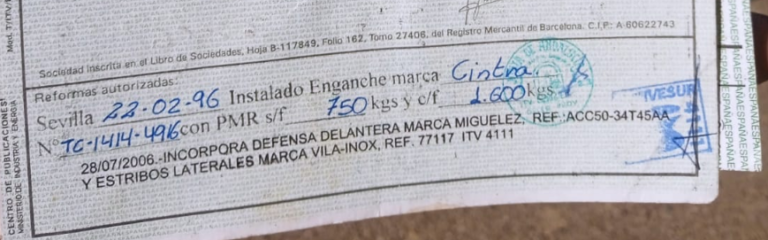 enganche antiguo en ficha
