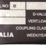 Placa identificación enganche